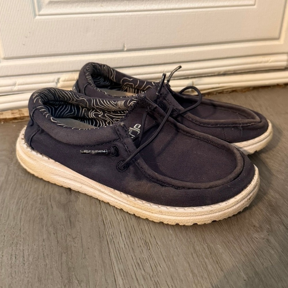 Youth Hey Dude Shoes 11 Navy
